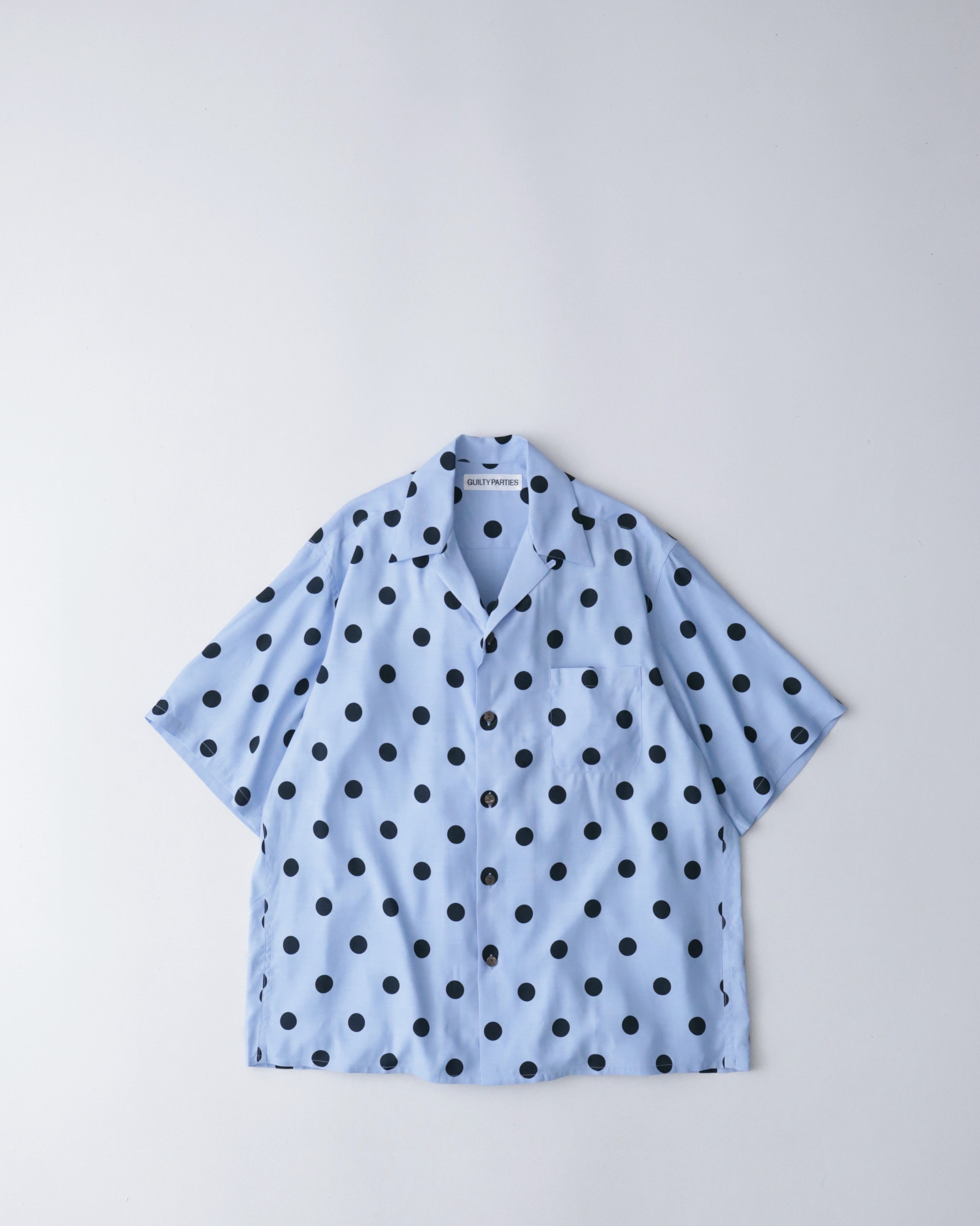 WACKO MARIA DOTS OPEN COLLAR SHIRT – NCNR WEB STORE