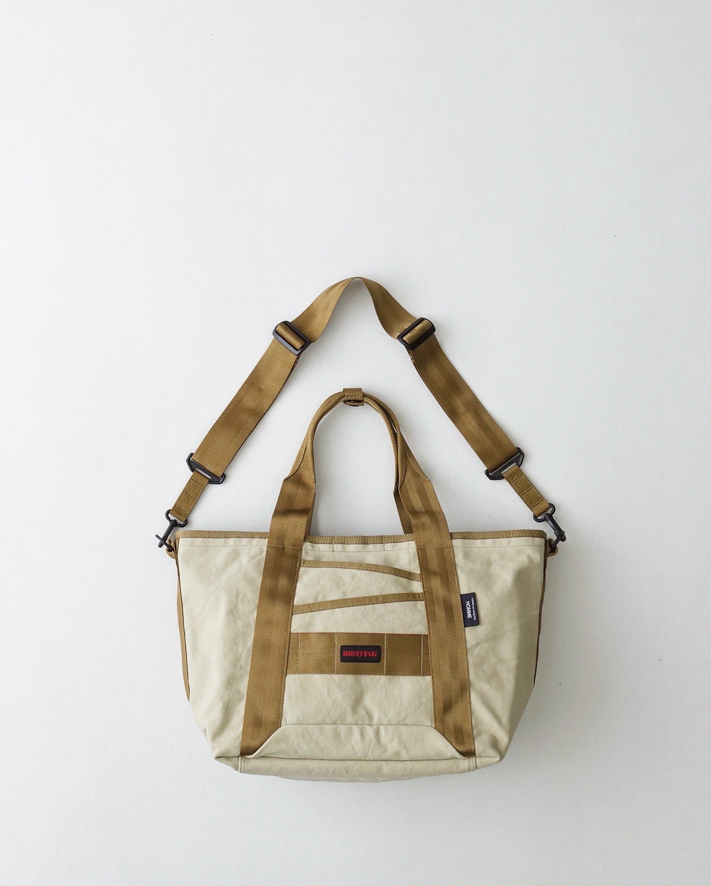 COMME des GARCONS HOMME BRIEFING TOTE BAG|CANVAS BIO-STONE COMME des GARCONS HOMME BRIEFING TOTE BAG|CANVAS BIO-STONE