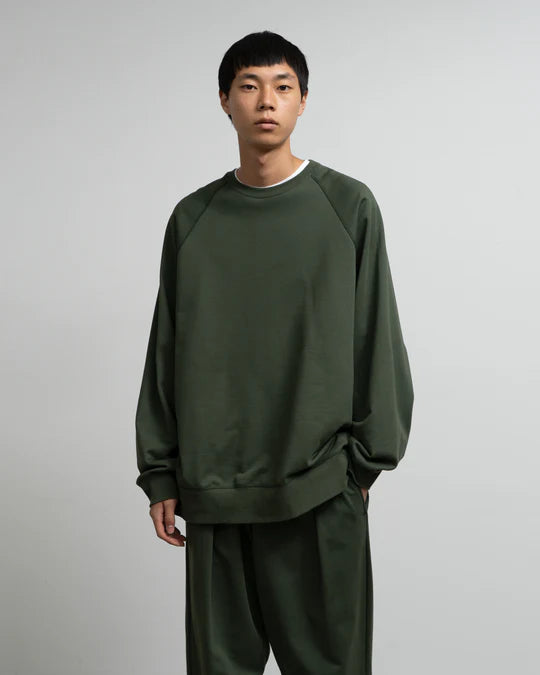 HARD TERRY CREW NECK SWEAT