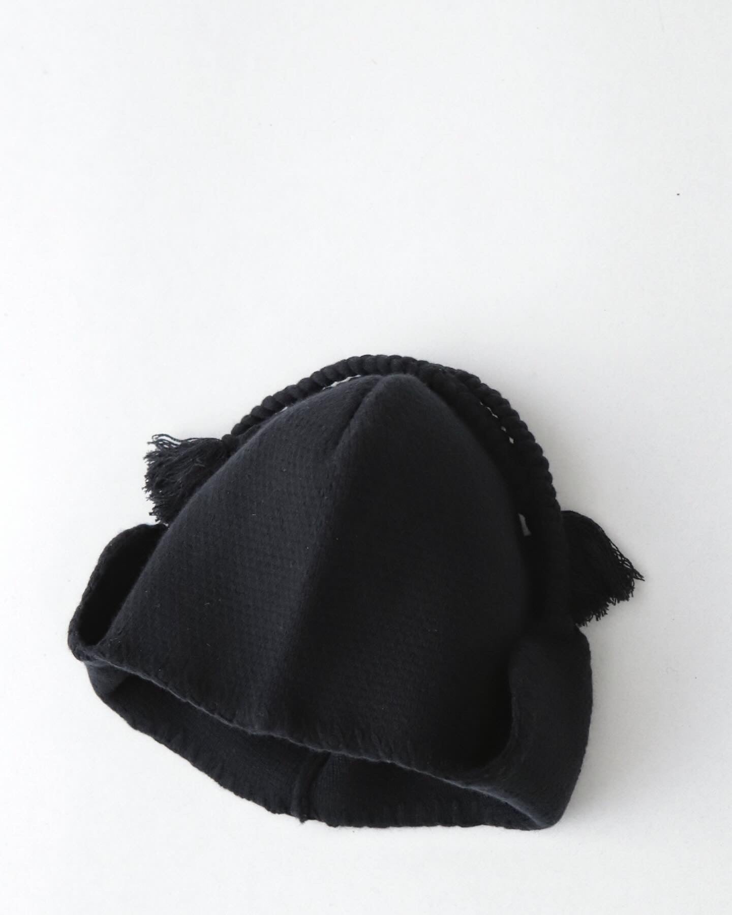 BABY CASHMERE CAP BLACK