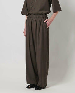 WOOL TROPICAL HAREM PANTS