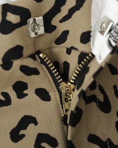 DICKIES / LEOPARD PLEATED SHORT TROUSERS