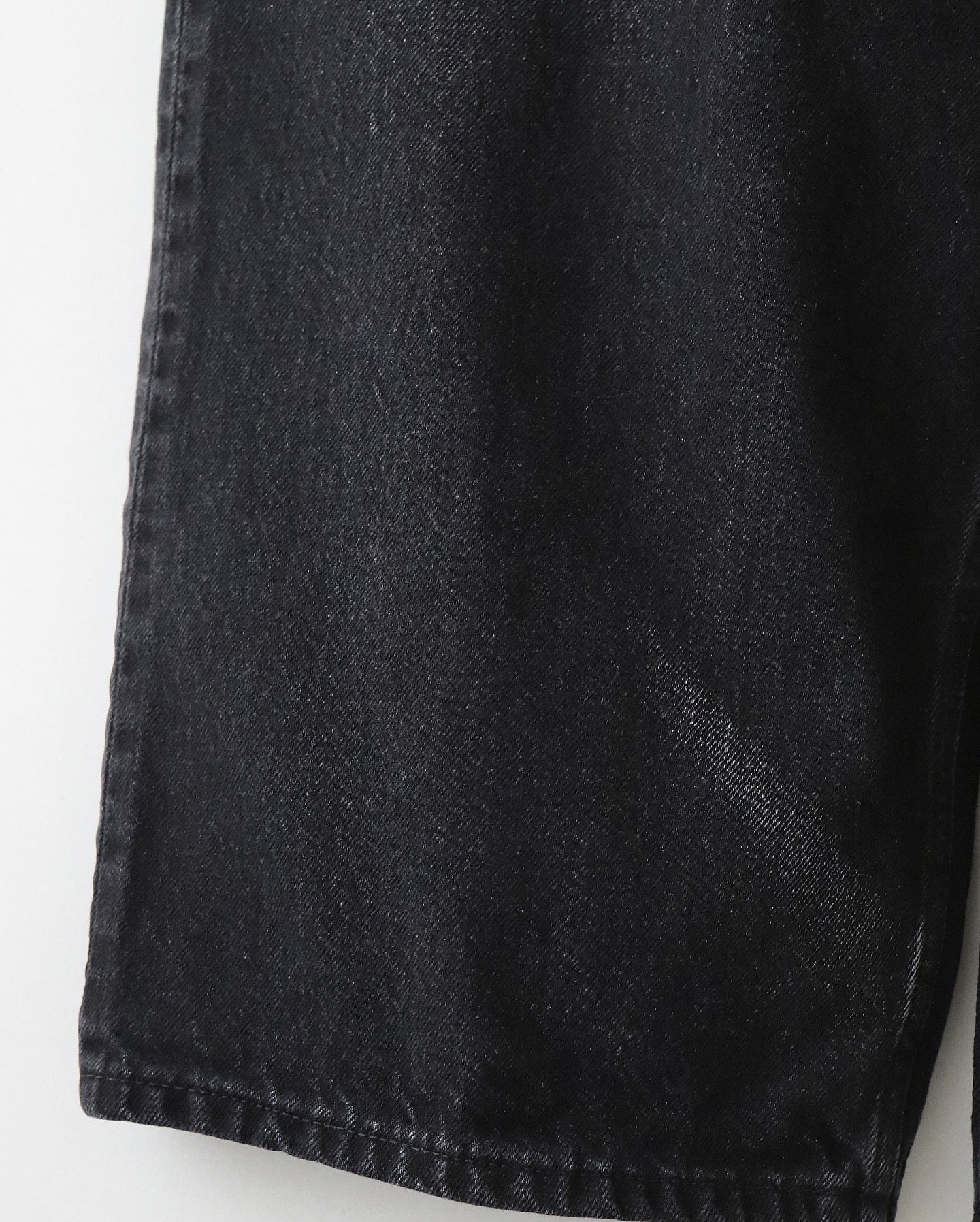 SELVAGE DENIM TWO TUCK PANTS