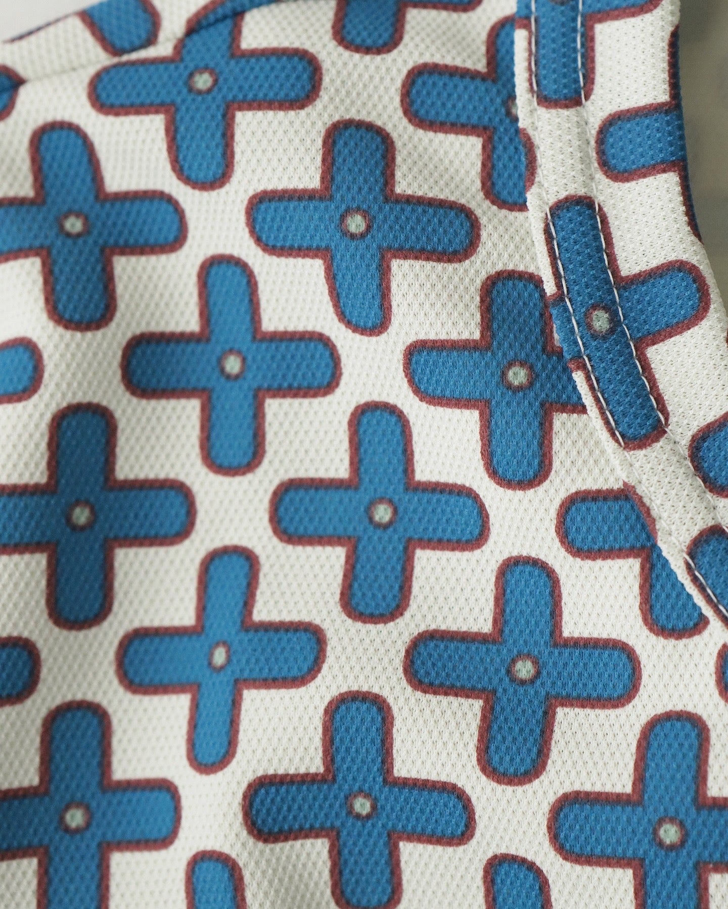 MOSS STITCH PRINT T-SHIRT