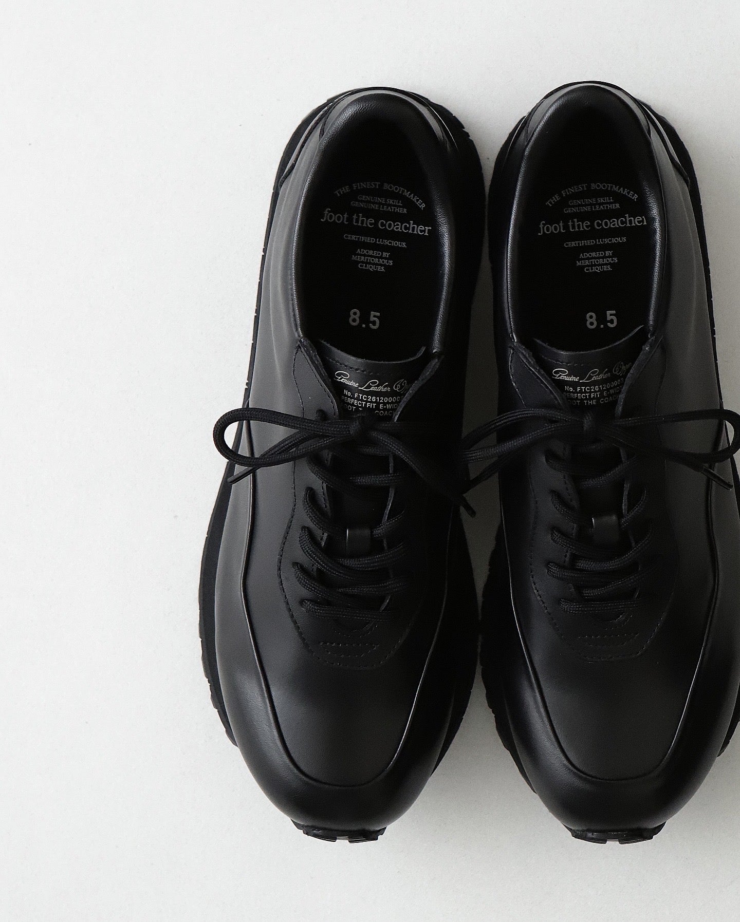 foot the coacher LEATHER SNEAKERS – NCNR ONLINE STORE