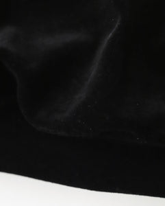 COMPACT VELOUR MOCK NECK