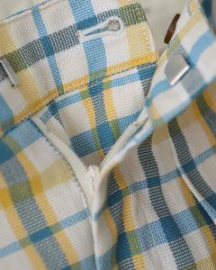 FARAH｜TWO-TUCK WIDE SHORTS / SOUVENIR CHECK