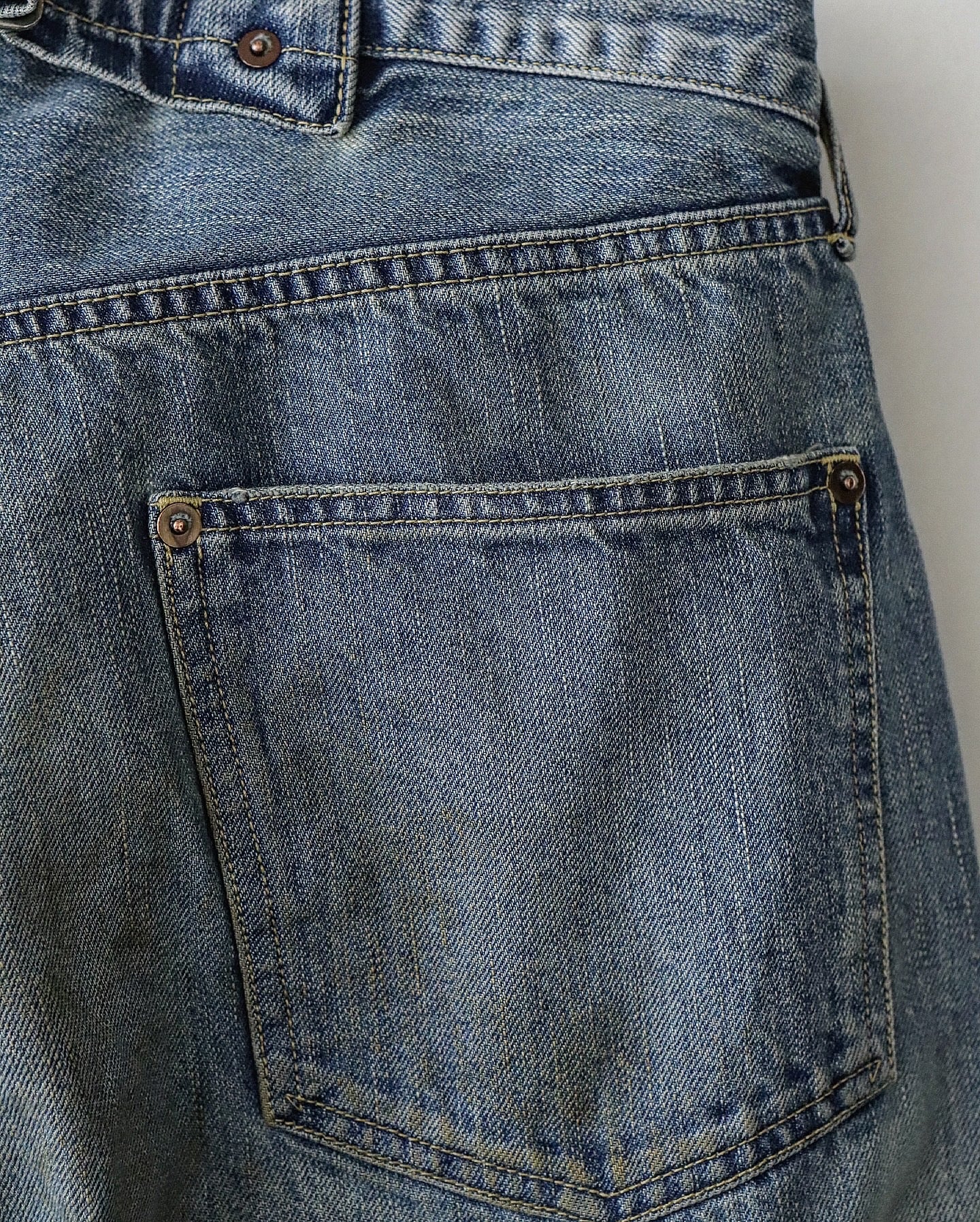 NO.37 WASHED WIDE DENIM PANTS