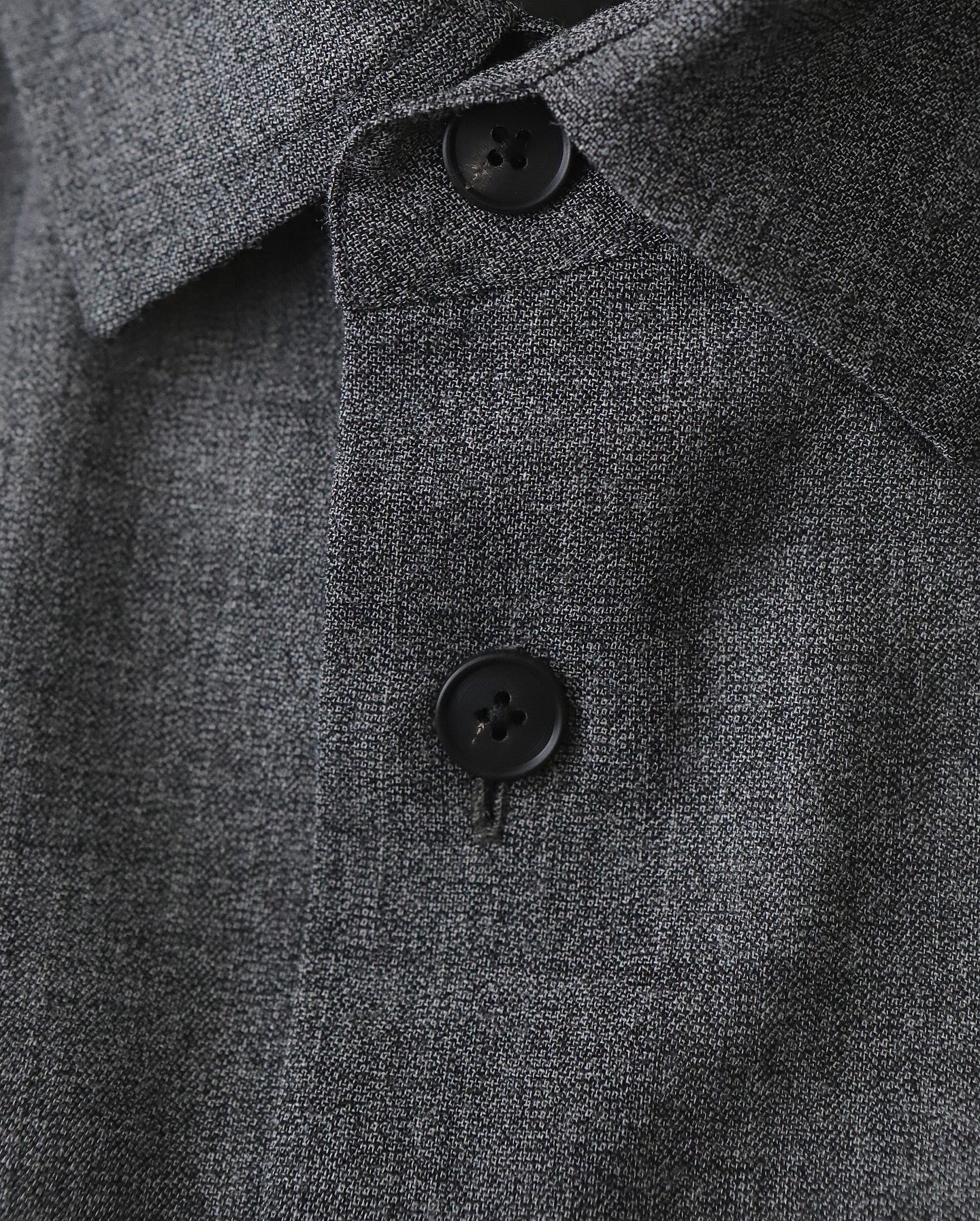 TWIST WOOL WASHER OVERSIZED SHIRT