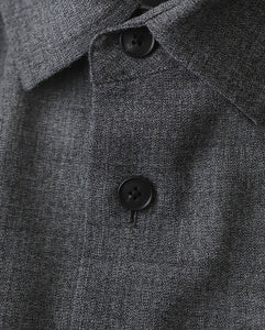 TWIST WOOL WASHER OVERSIZED SHIRT