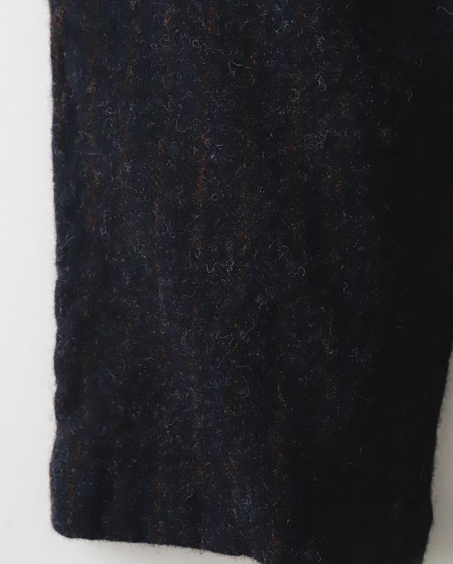 SHARKSKIN STRIPE FULLING EASY PANTS