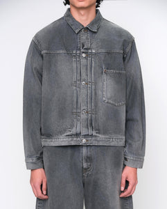 VINTAGE GRAY DENIM JACKET