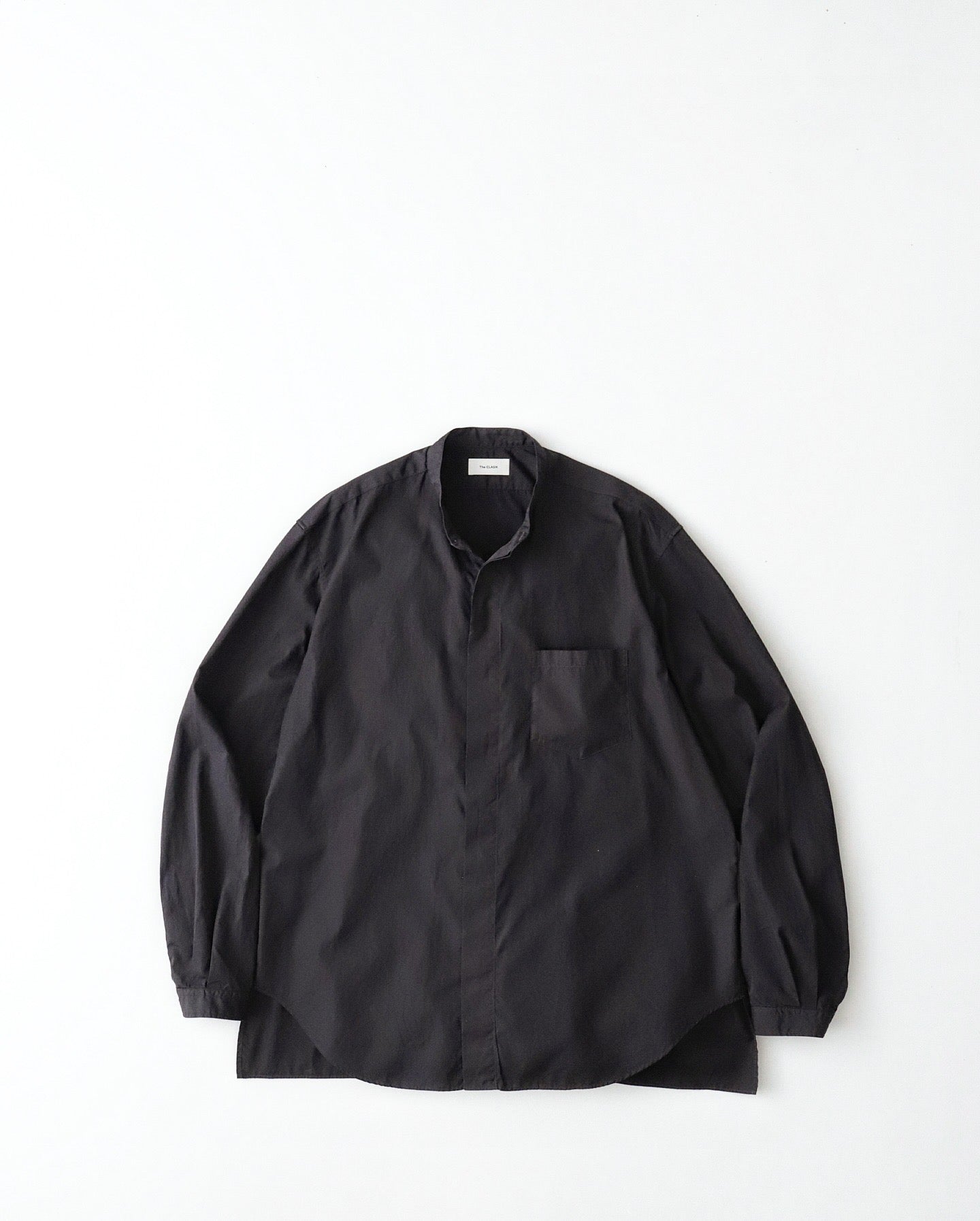 NEW COLLARLESS  SHIRTS｜COTTON POPLIN GARMENT DYED