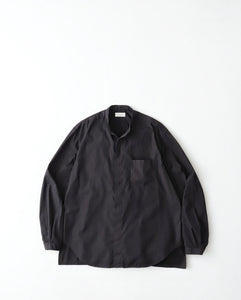 NEW COLLARLESS  SHIRTS｜COTTON POPLIN GARMENT DYED