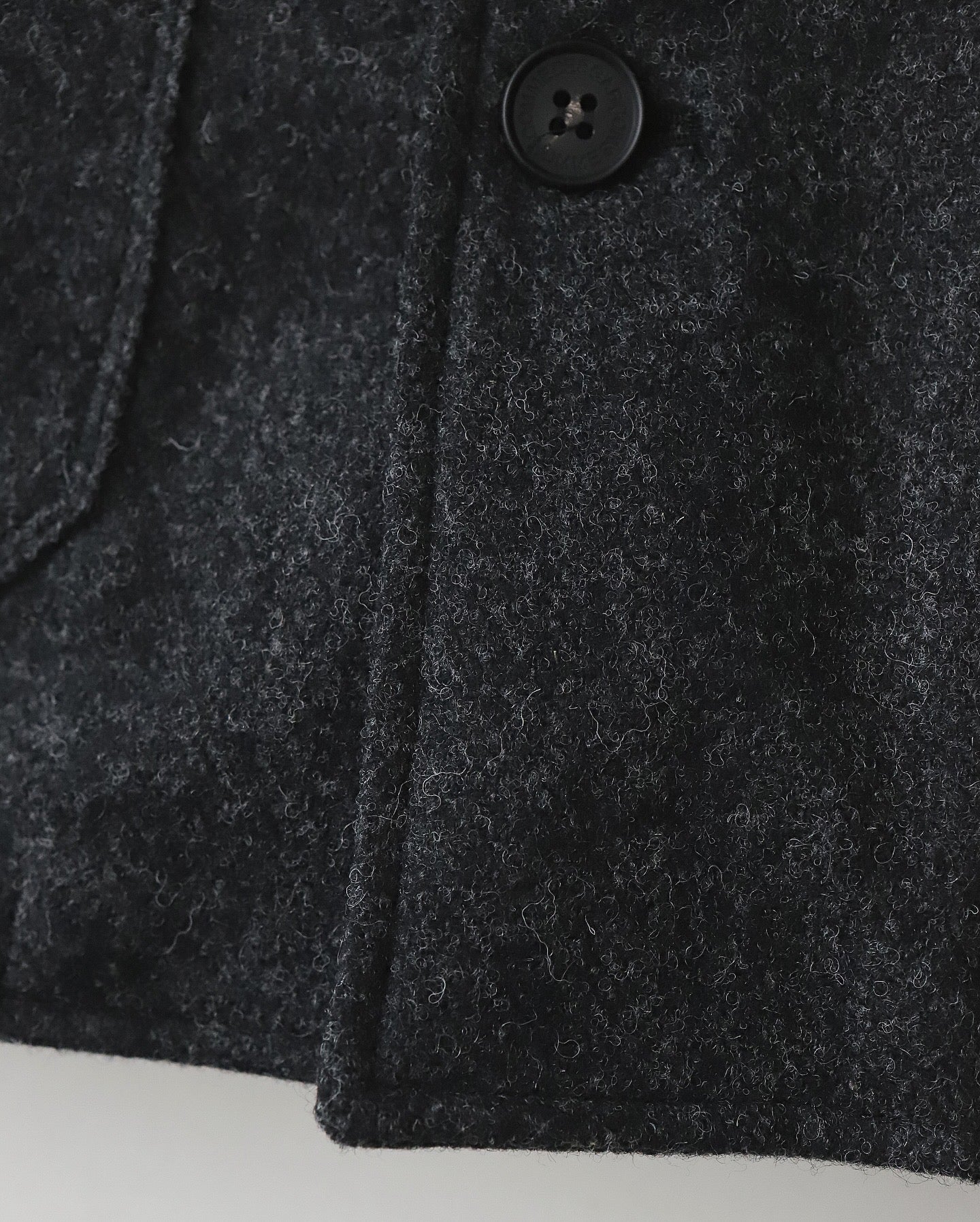 WOOL TWEED HERRINGBONE 3B QUILTED LINING JACKET