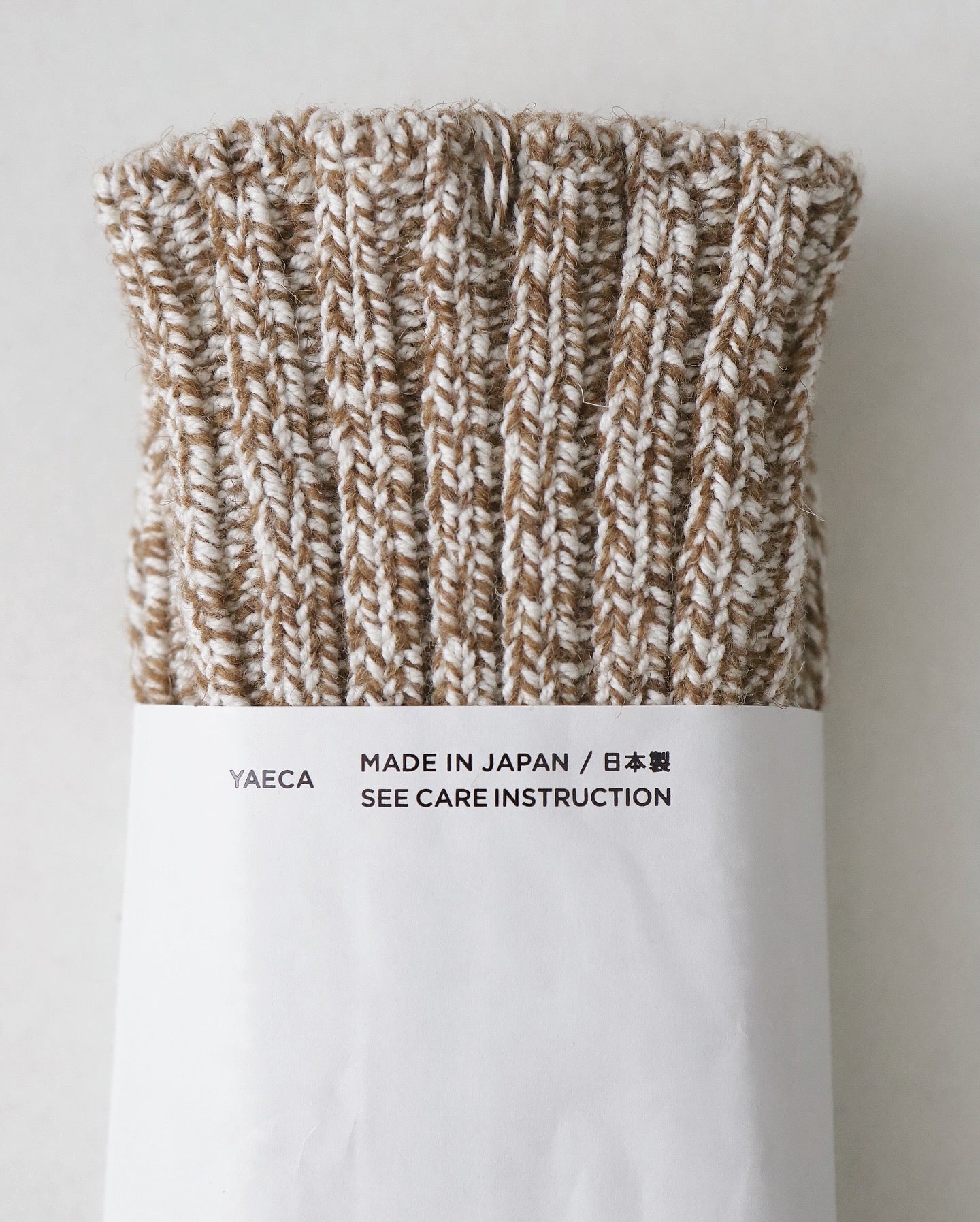 COTTON WOOL RIB SOCKS