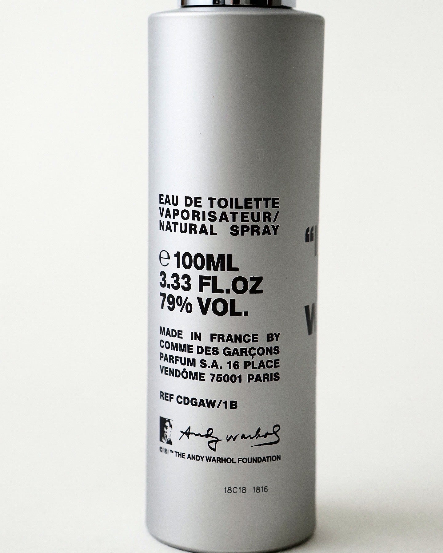 COMME des GARCONS parfums ANDY WARHOL – NCNR ONLINE STORE
