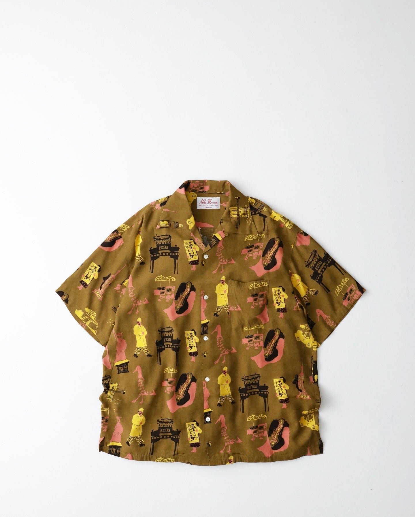 SOUVENIR SHIRT LOS ANGELES BROWN