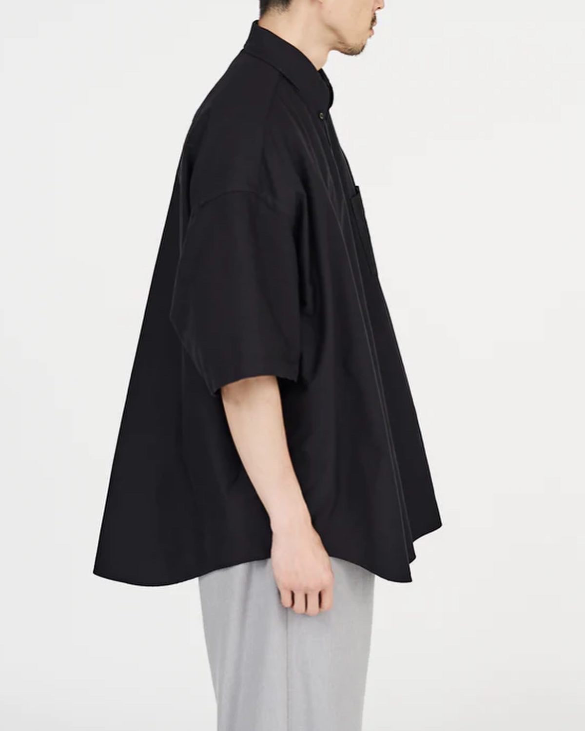 OXFORD OVERSIZED S/S B.D PULLOVER SHIRT