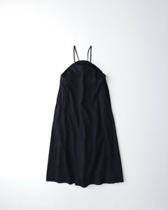 VISCOSE WOOL SILK GABARDINE SLIP DRESS（WOMEN）