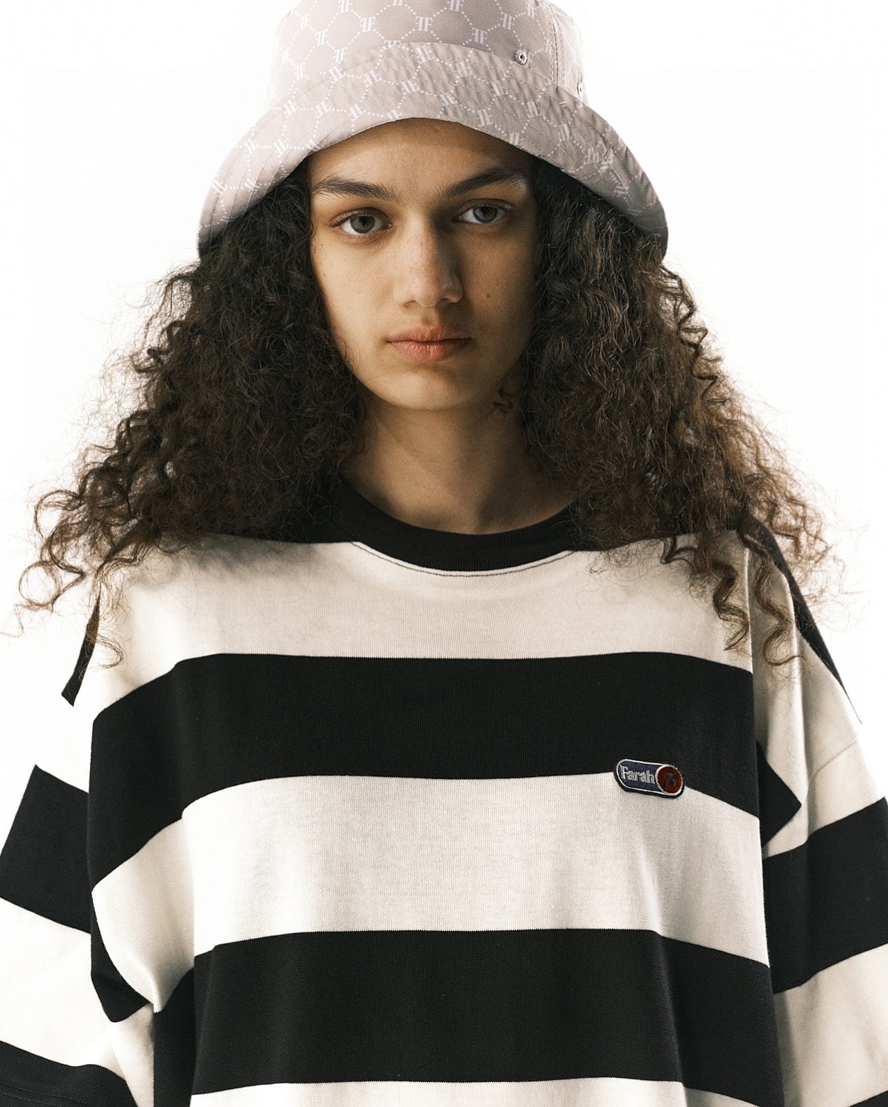 WIDE STRIPED L/S TEE