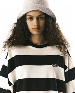 WIDE STRIPED L/S TEE
