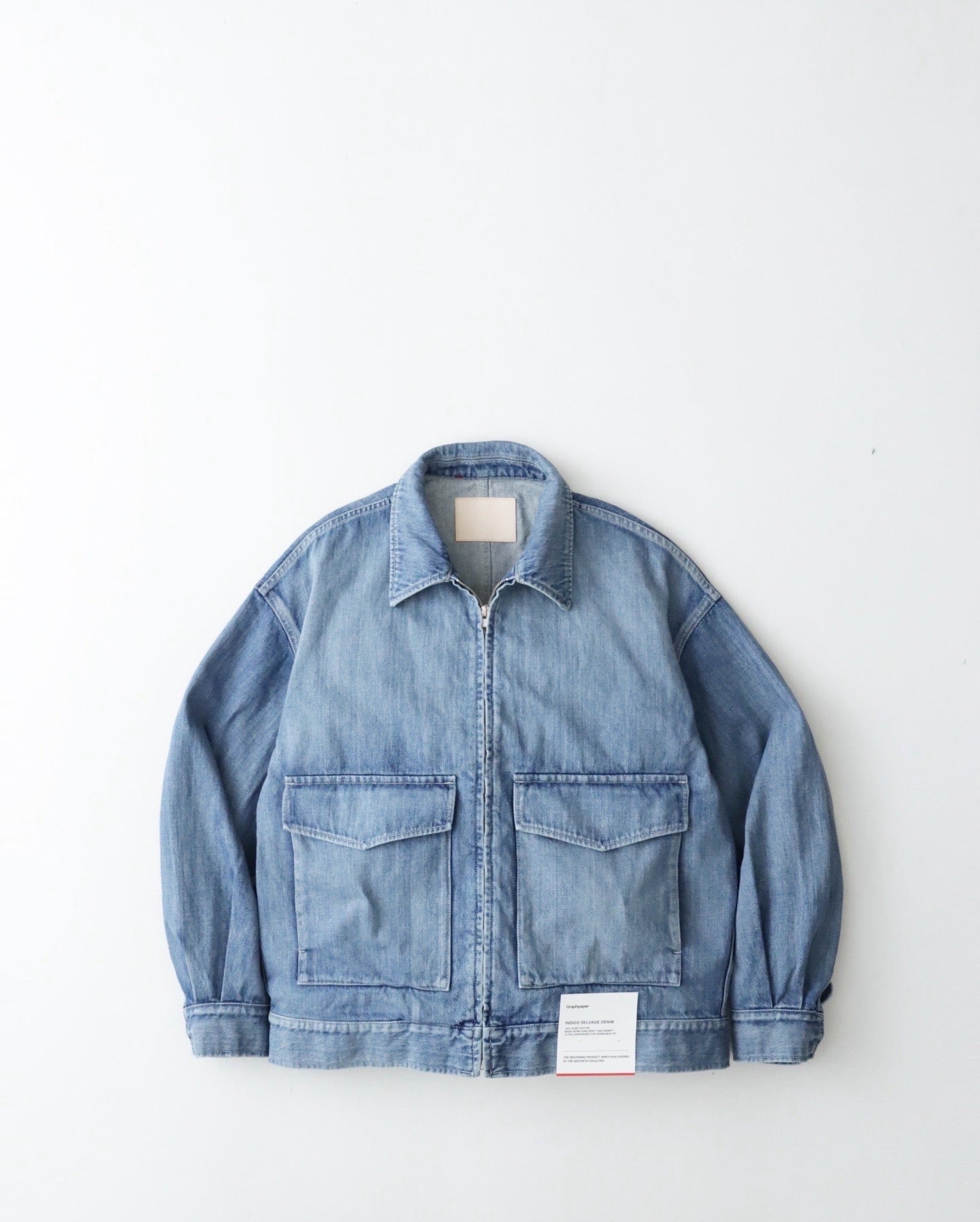 Graphpaper SELVAGE DENIM ZIP JACKET – NCNR ONLINE STORE