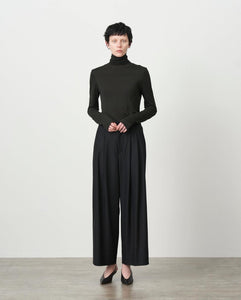 MODAL SILK JERSEY TURTLENECK