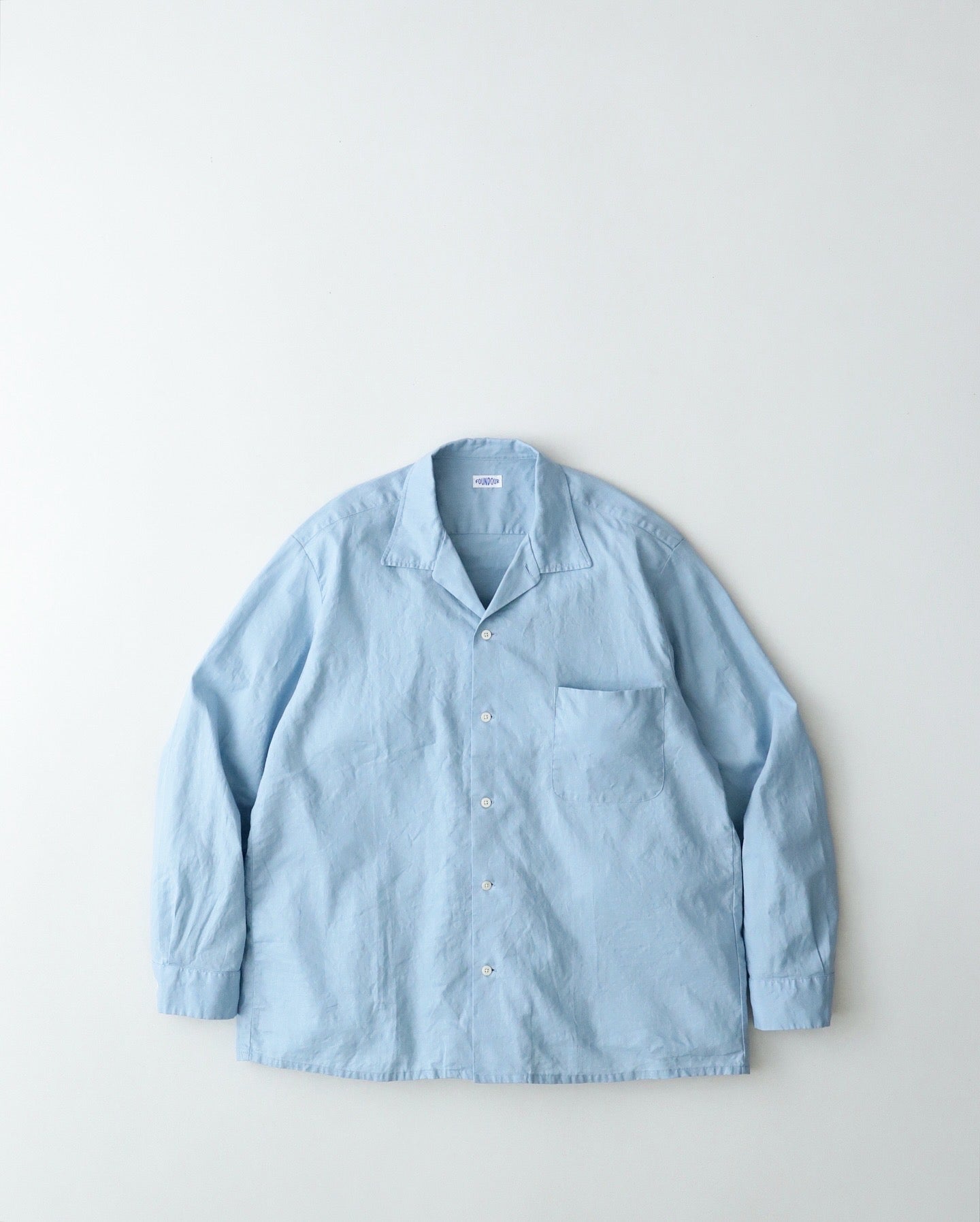 FOUNDOUR OPEN COLLAR SHIRT – NCNR ONLINE STORE
