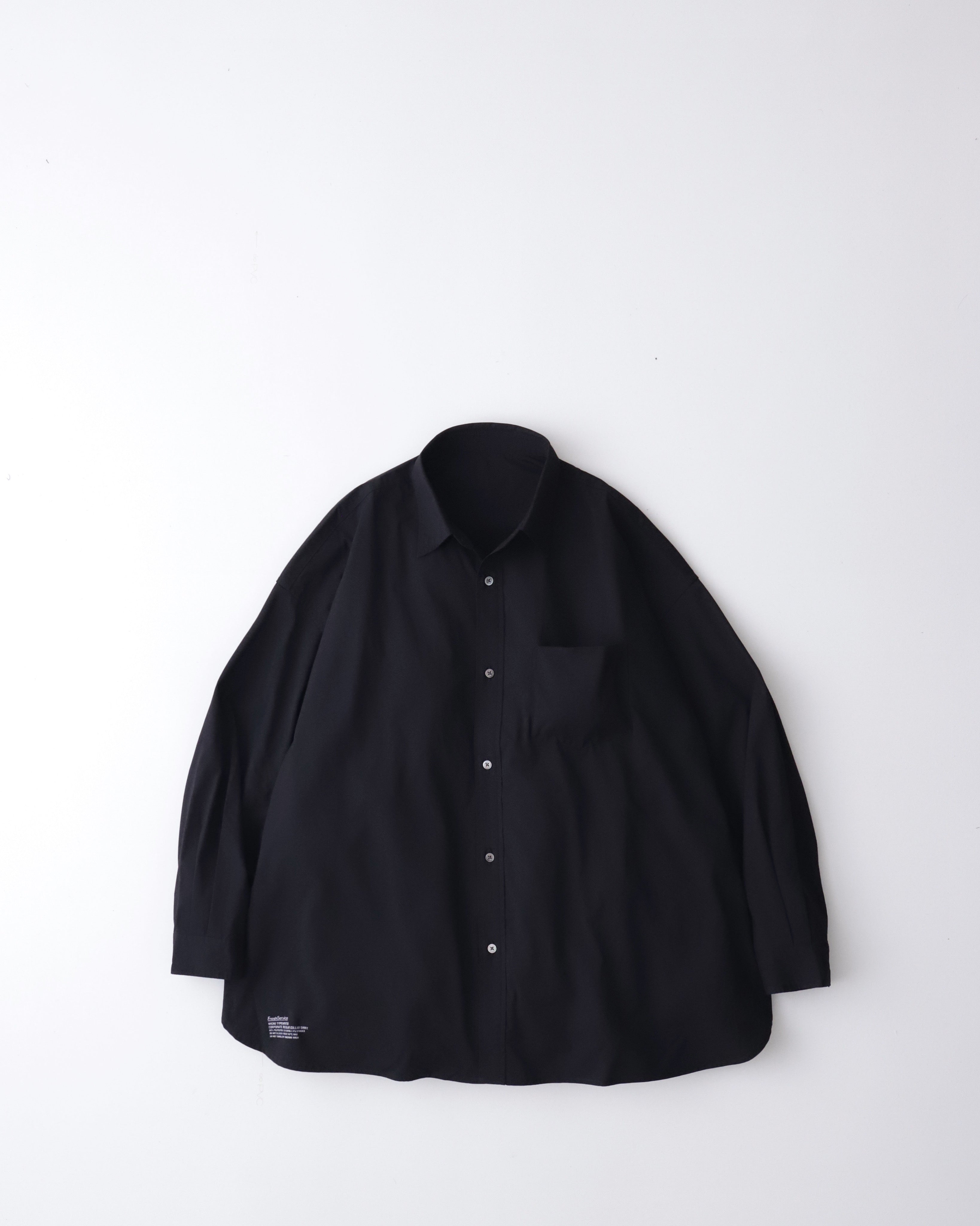 FreshService MICRO TYPEWRITER CORPORATE L/S REGULAR COLLAR SHIRT