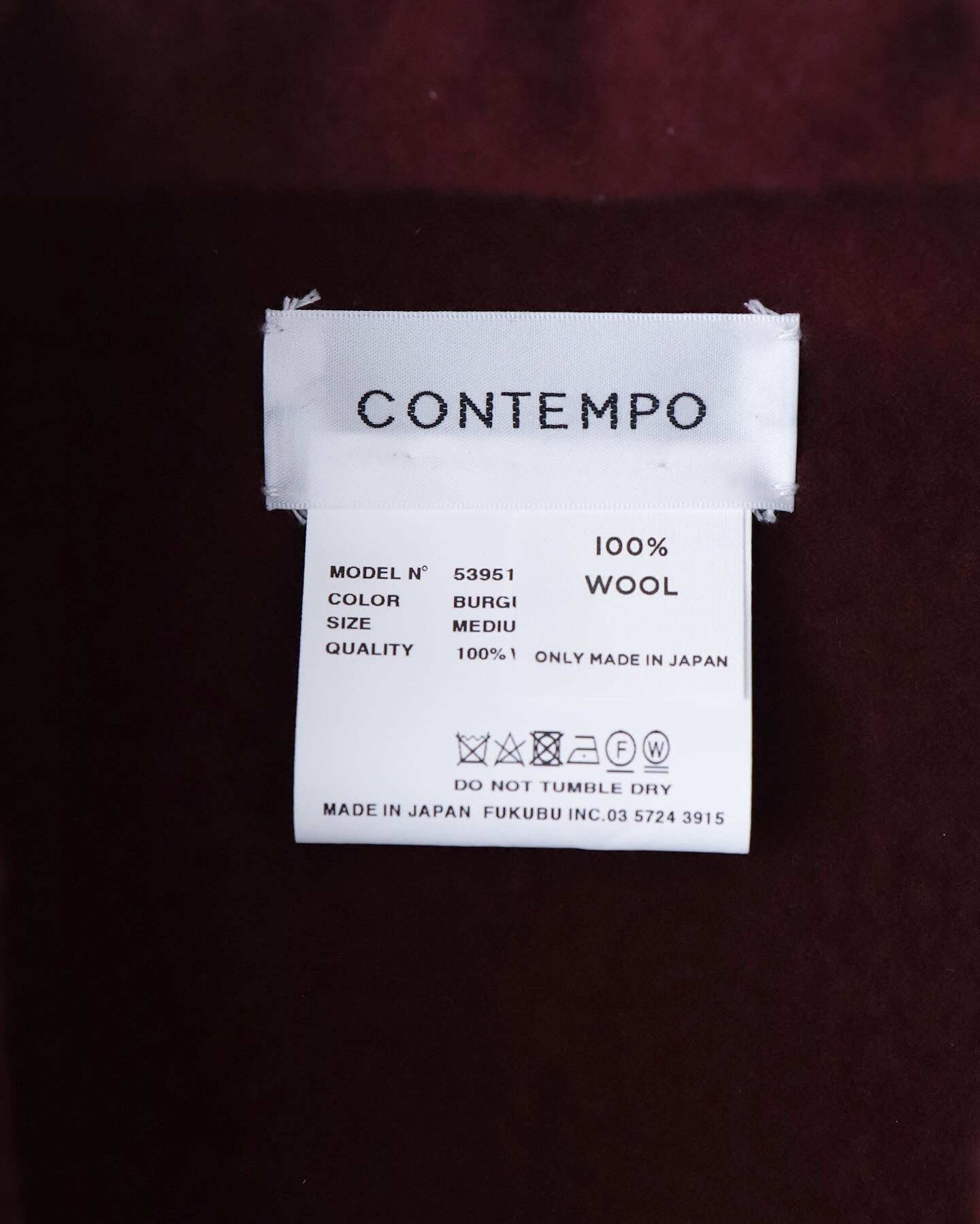 CONTEMPO｜FELT JACKET