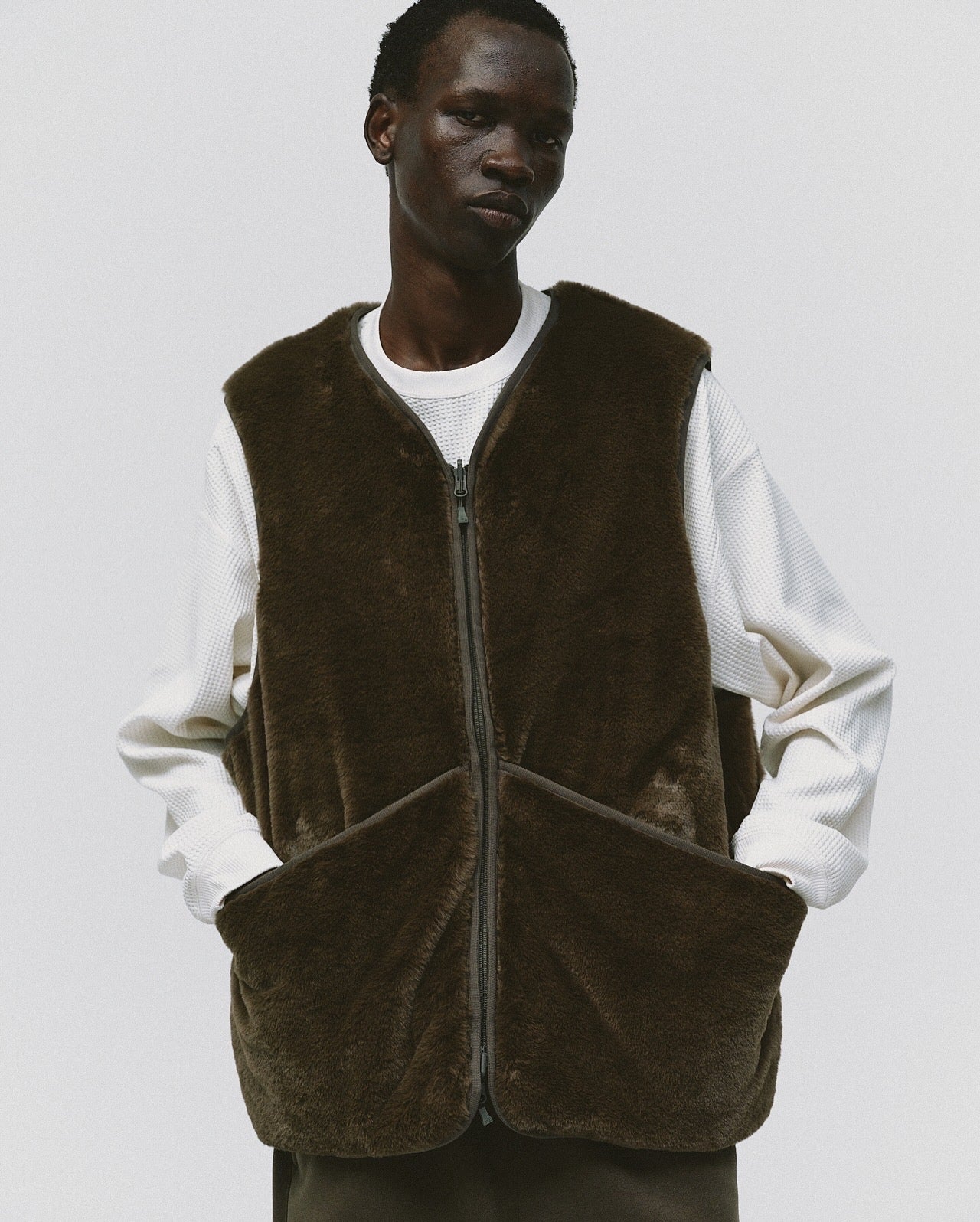 TECH REVERSIBLE BRITISH HUNTER FUR VEST