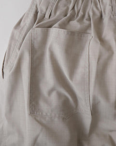 CIRCULAR SHORT PANTS LIGHT BEIGE