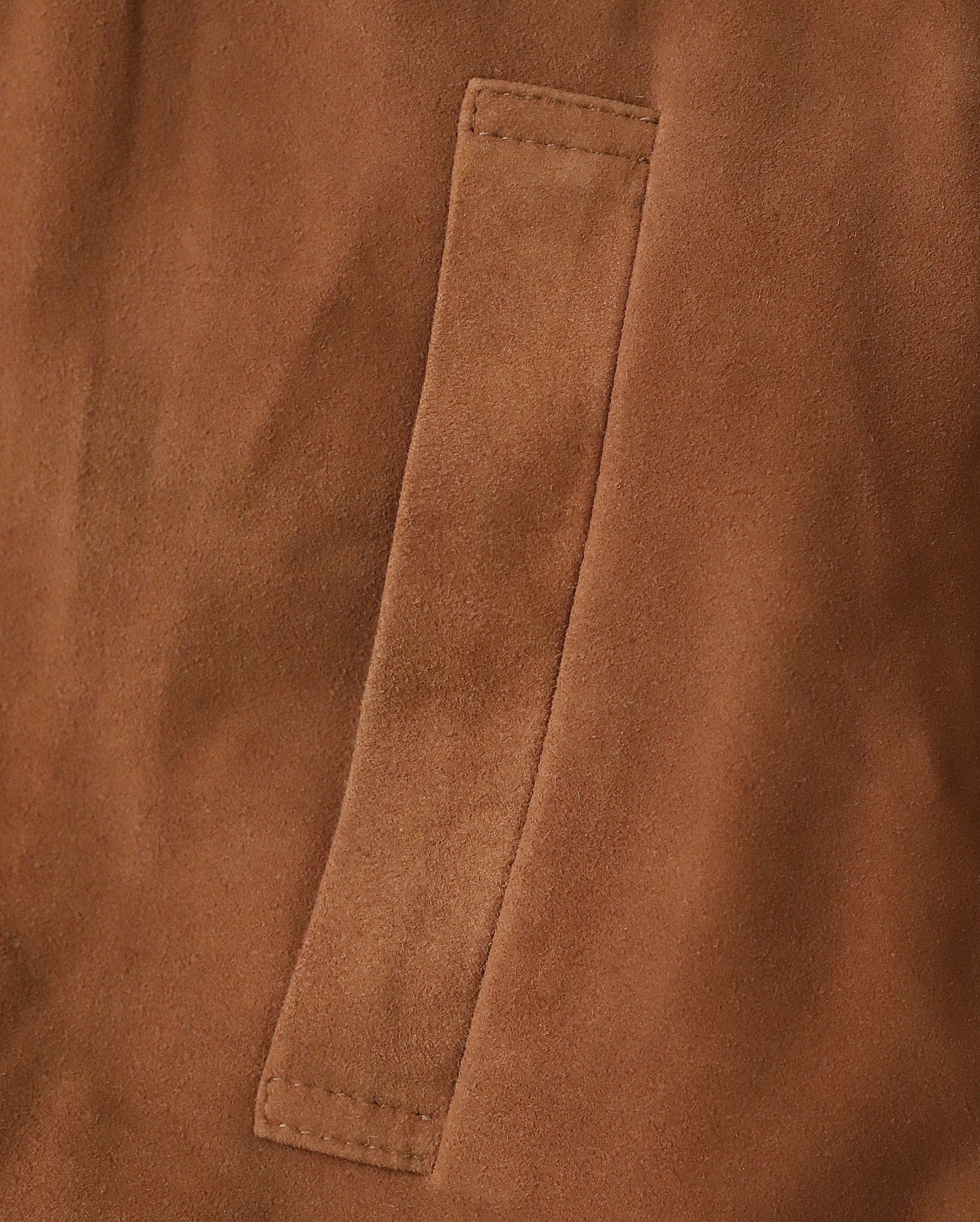GOAT SUEDE ZIP UP BLOUSON