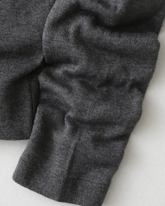 GARMENT DYED CASHMERE SILK CREWNECK CARDIGAN（WOMEN）