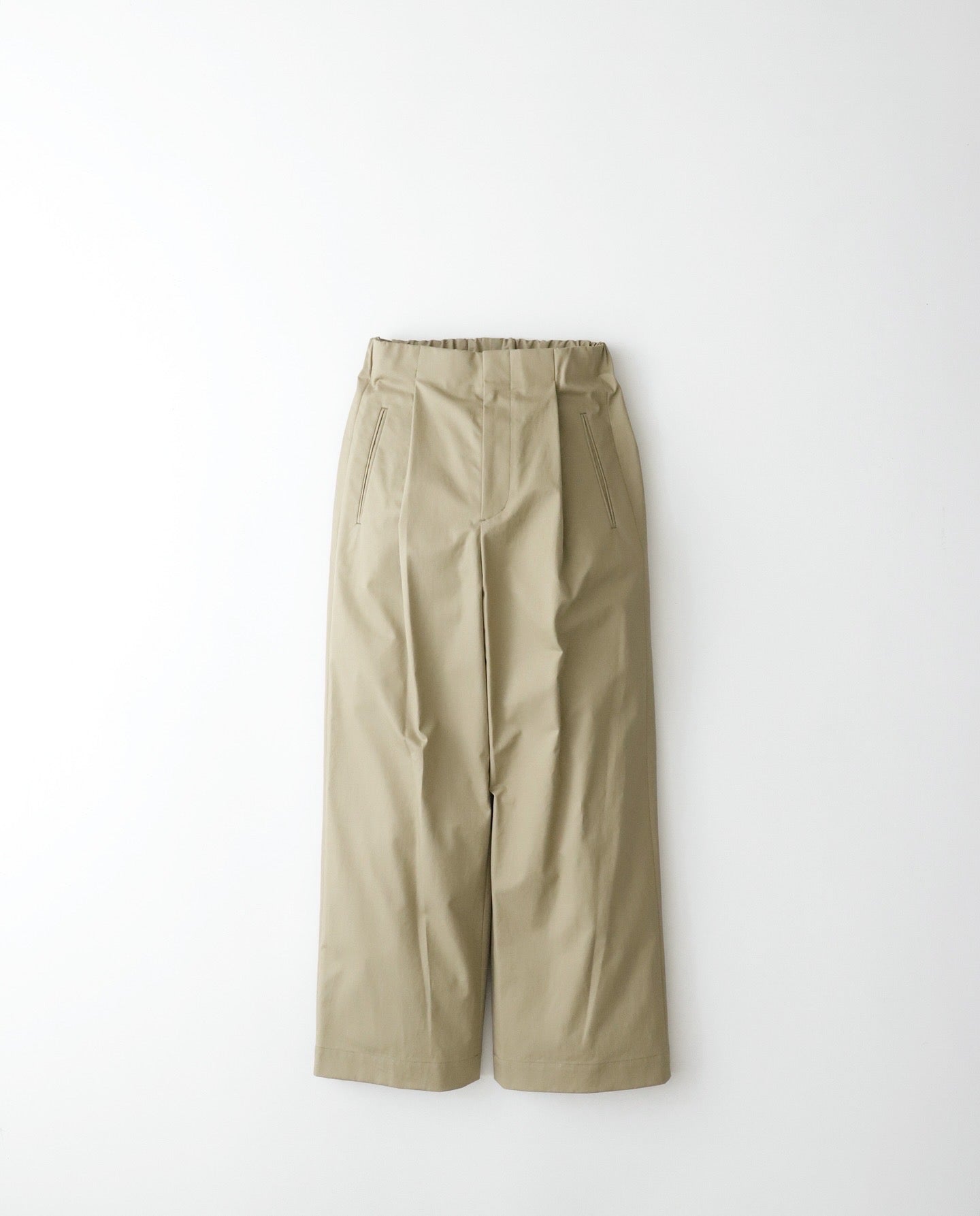 ORGANIC COTTON TWILL EASY PANTS（WOMEN）