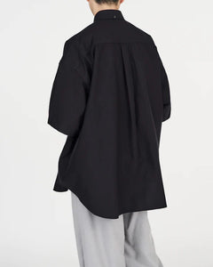 OXFORD OVERSIZED S/S B.D PULLOVER SHIRT