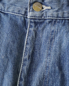 SELVAGE DENIM TWO TUCK PANTS