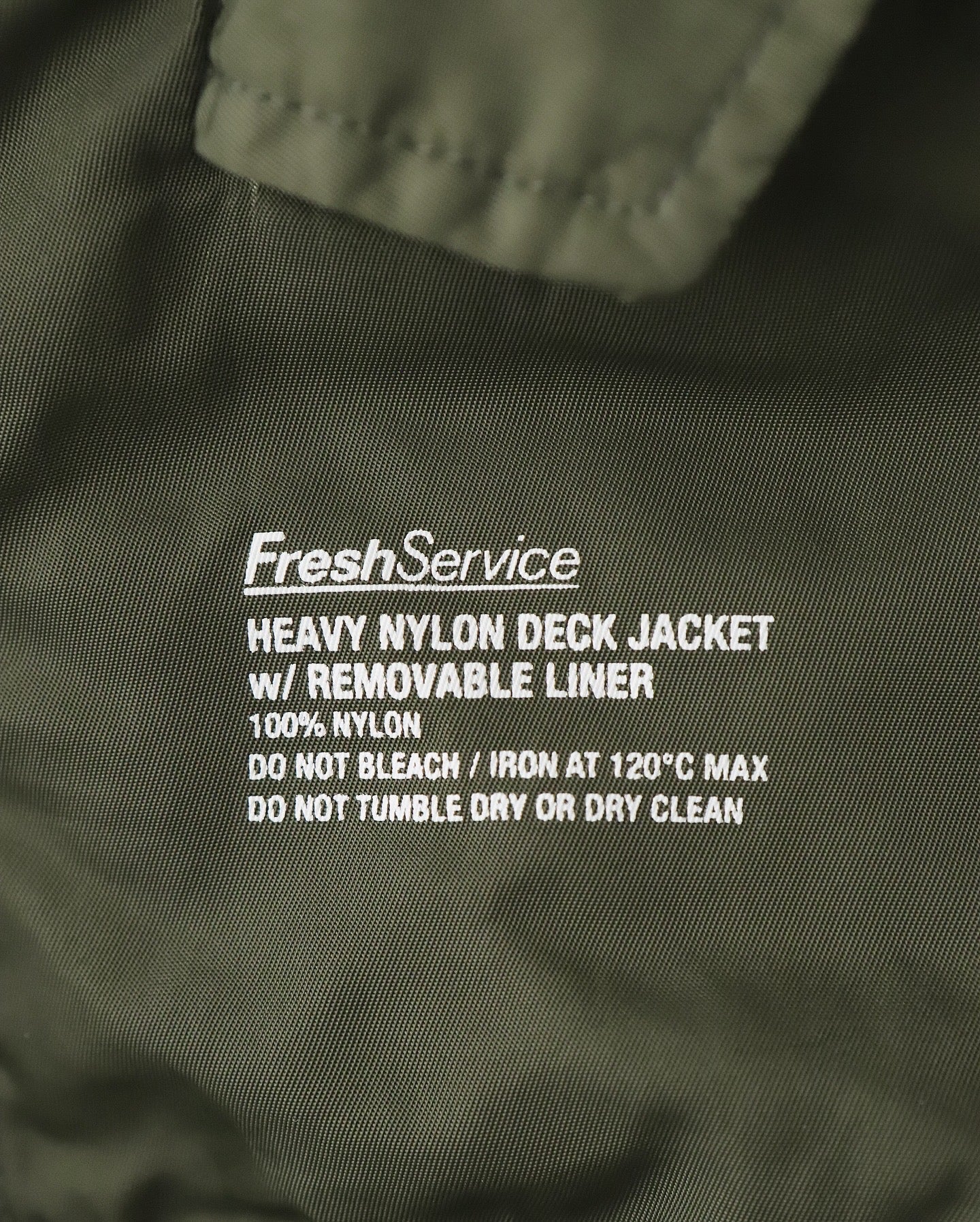 HEAVY NYLON DECK JACKE