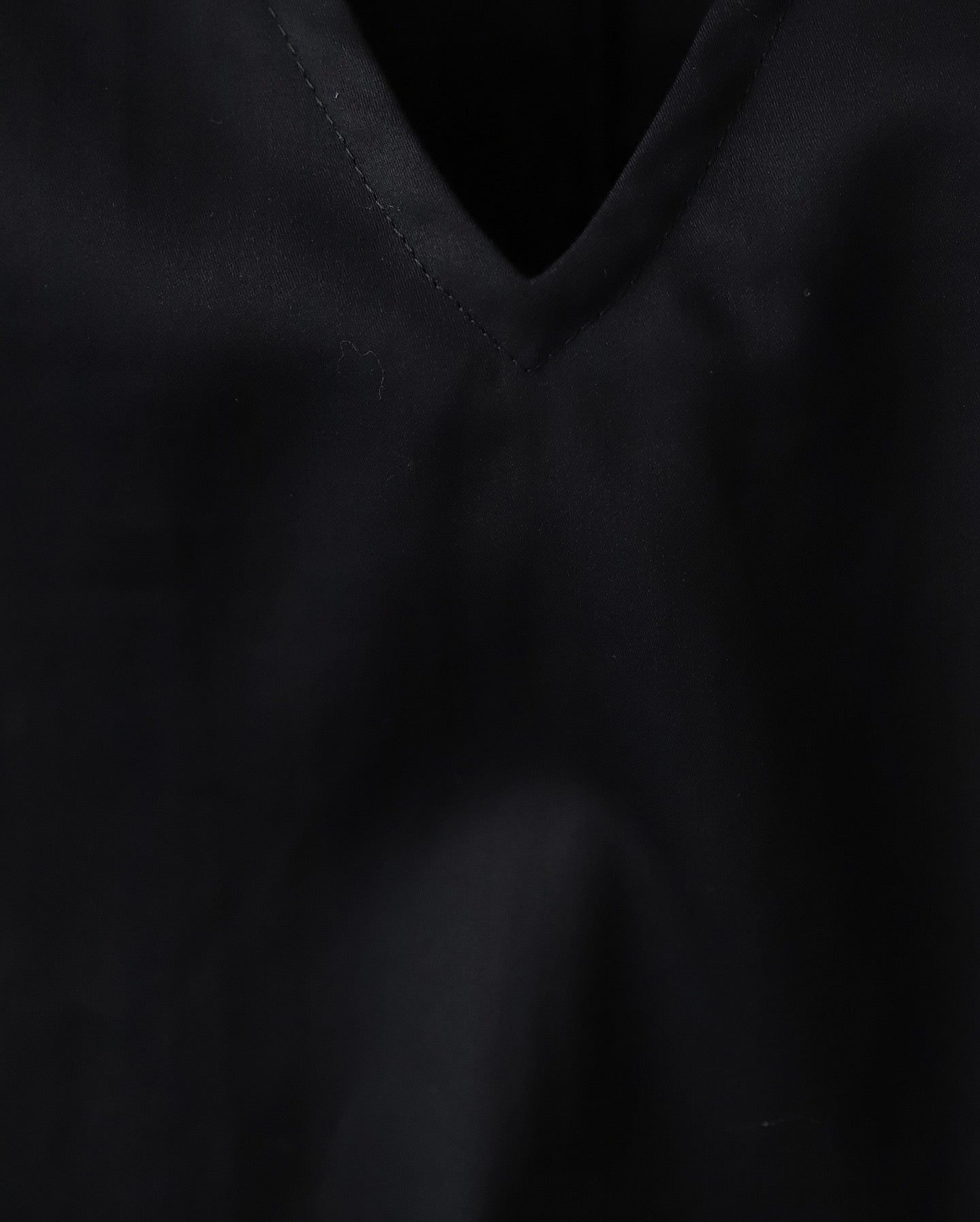 SILICON POPLIN LONG CUFF BLOUSE（WOMEN）