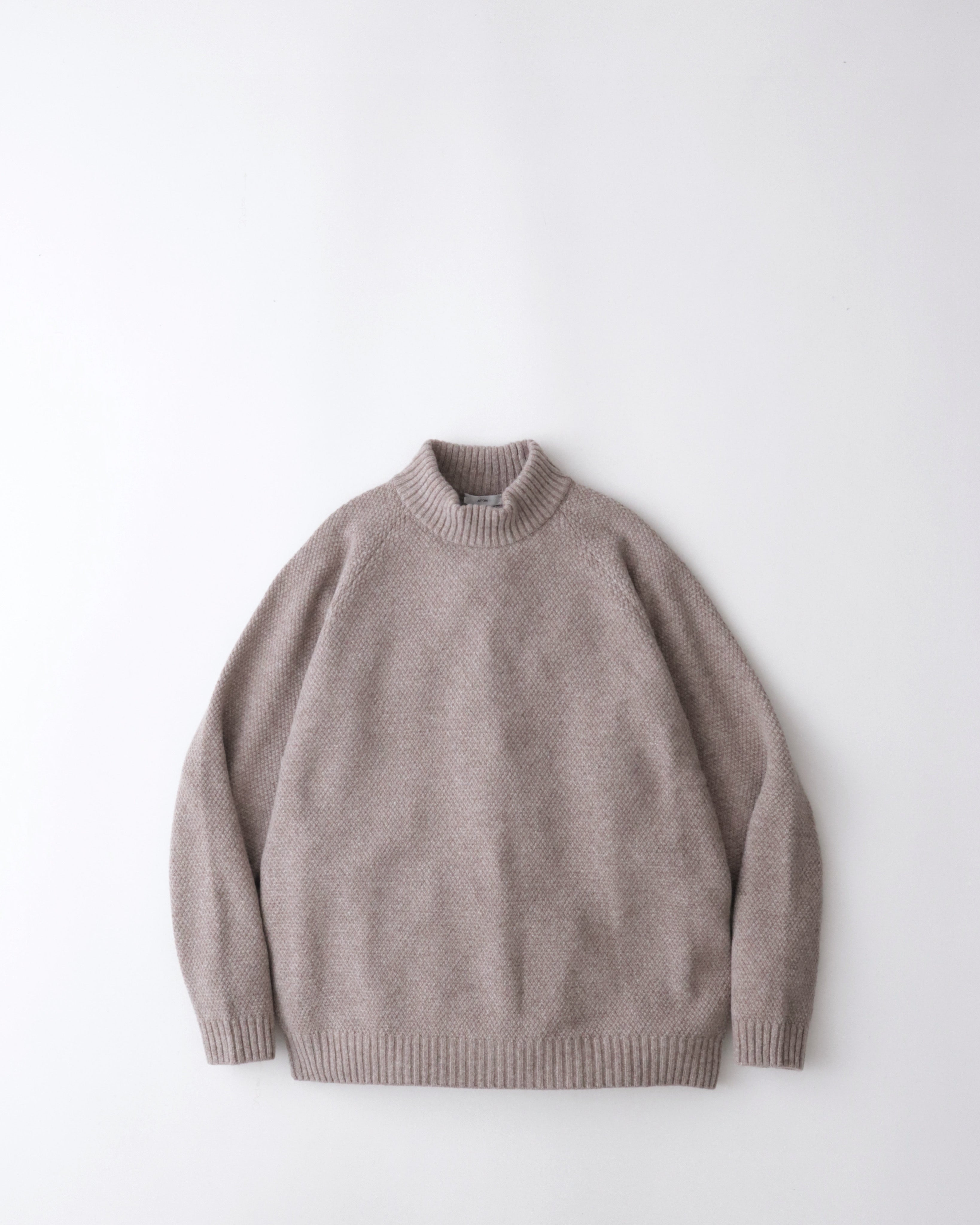 WOOL KANOKO MOCKNECK SWEATER