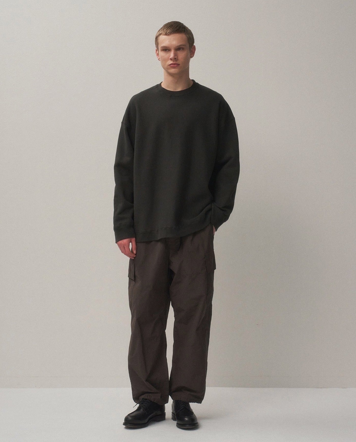NATURAL DYED URAKE OVERSIZED SWEAT SHIRT