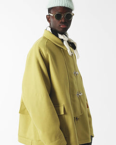 Sillage FIREMAN COAT LIME GREEN MELTON – NCNR WEB STORE