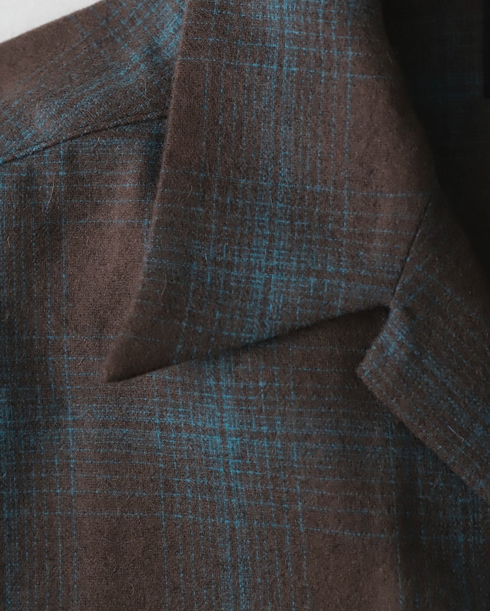 WACKO MARIA PENDLETON / WOOL OMBRE CHECK OPEN COLLAR SHIRT – NCNR WEB STORE