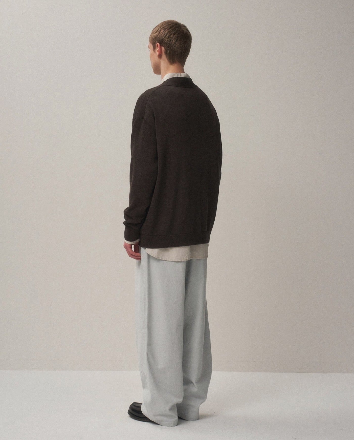 WOOL WASHI OVERSIZED CARDIGAN