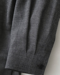 TWIST WOOL WASHER OVERSIZED SHIRT