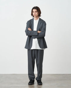 WOOL TROPICAL TAPERED EASY PANTS