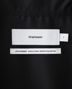 SILICON POPLIN OVERSIZED REGULAR COLLAR SHIRT