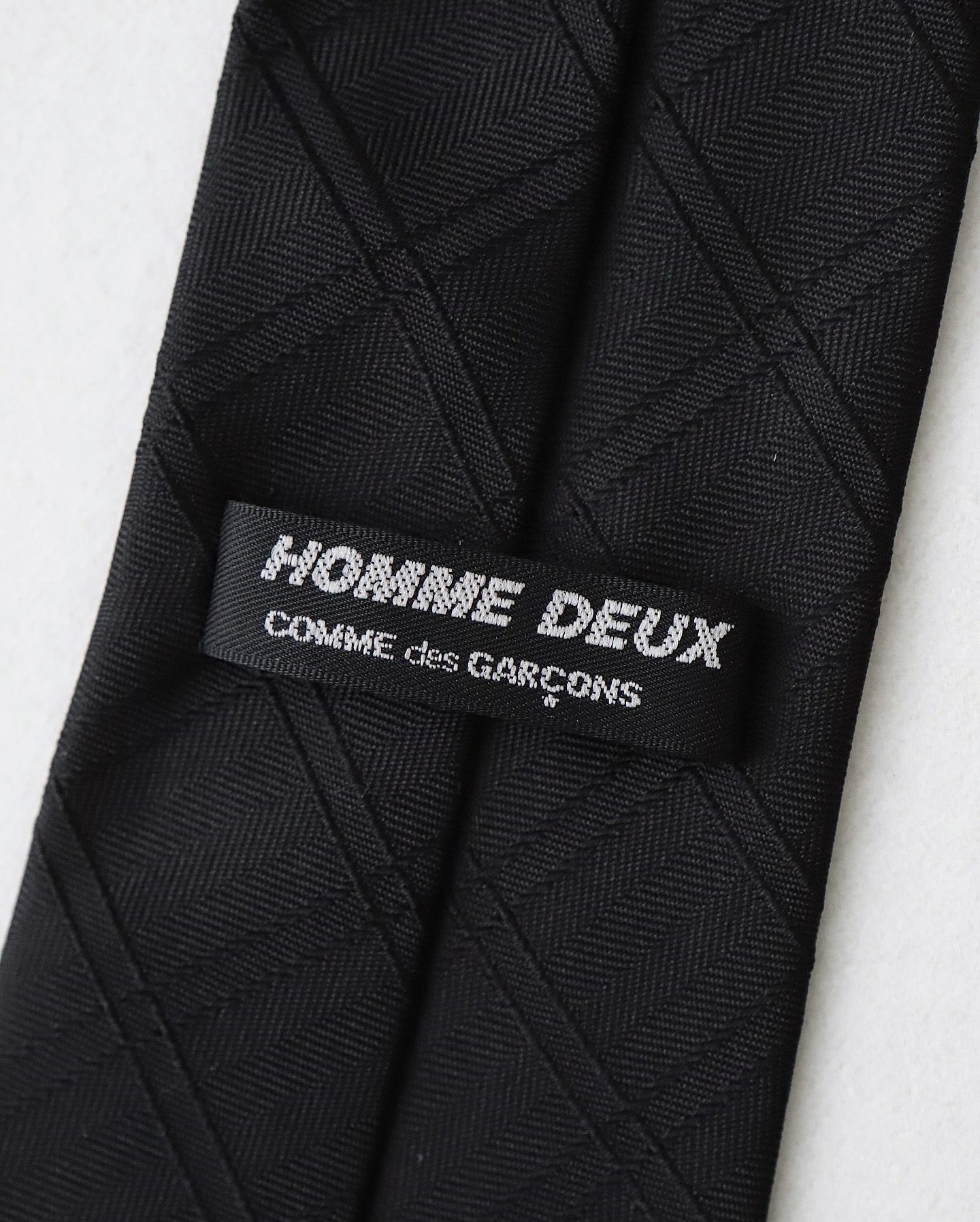 COMME des GARCONS HOMME DEUX NECKTIE｜BLACK PLAID – NCNR ONLINE STORE