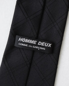 COMME des GARCONS HOMME DEUX NECKTIE｜BLACK PLAID – NCNR ONLINE STORE